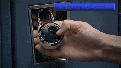 1600萬種密碼組合，科技感十足的觸控密碼鎖